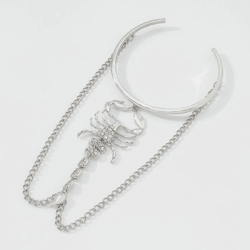 Rhinestone scorpion armbands
