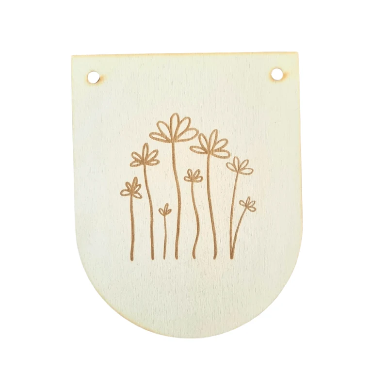 Holzwimpel Wildblumen