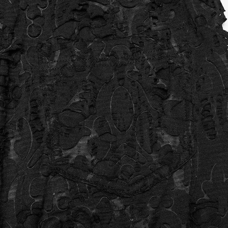 Gothic-Hose mit Blumenmuster und ausgestelltem Rock für Damen