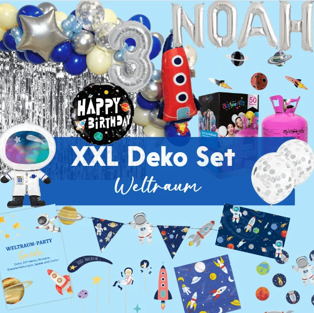 Deko Set Weltraum - XXL