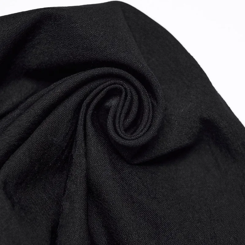Gothic-Jacquard-Hose für Damen mit Schnallenverschluss