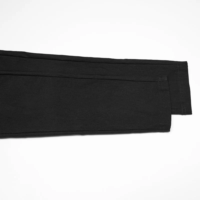 Gothic-Jacquard-Hose für Damen mit Schnallenverschluss