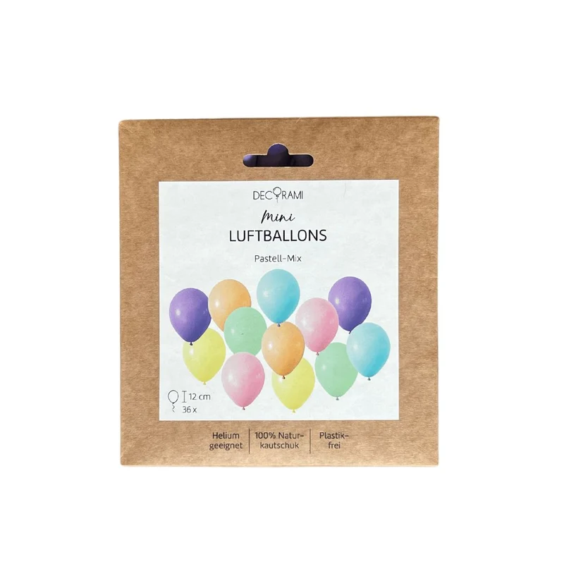 Mini Ballons Ø 12cm Elegant Mix 36 Stk.