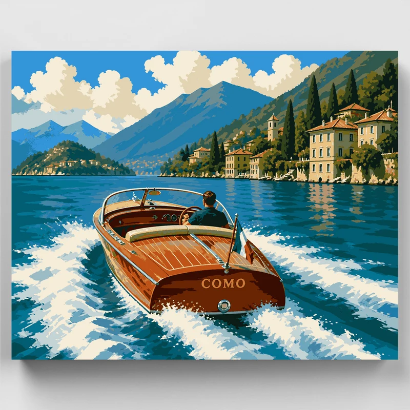 Como Speedboat Wake