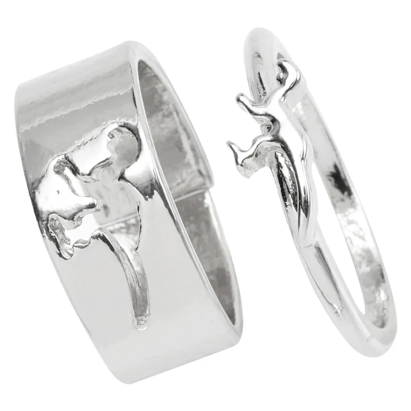 Dinosaur Couple Rings