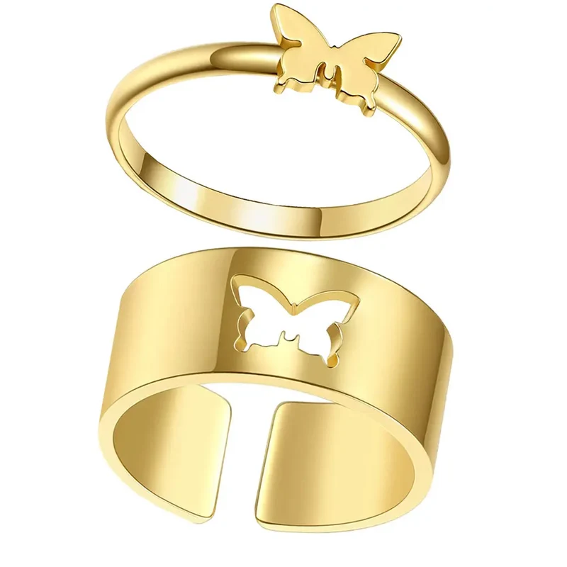 Schmetterling Ring Couple