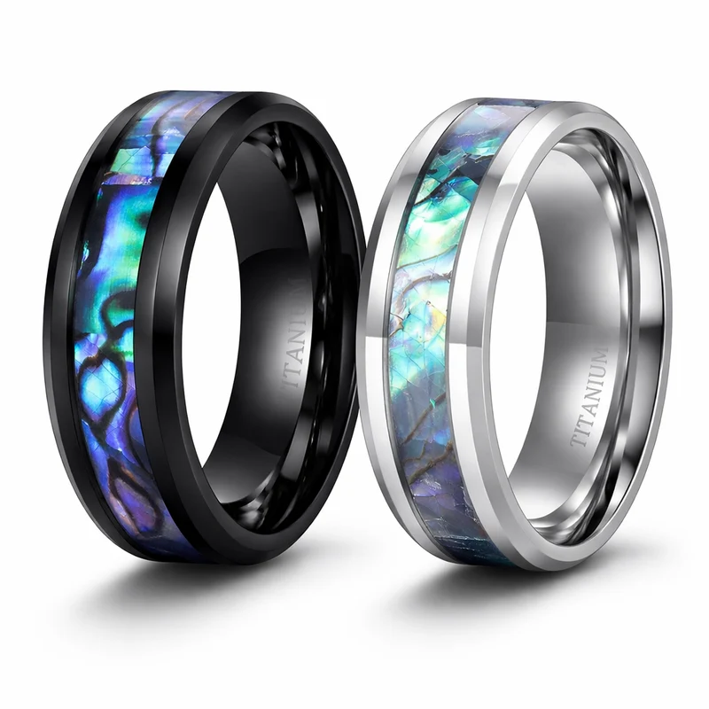 Aquamarine Couple Rings