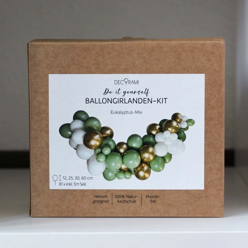 Ballongirlanden-Kit DIY Eukalyptus