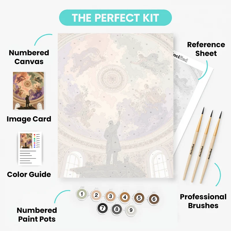 Fresco Painter's Dome - Paint by Numbers Kit
