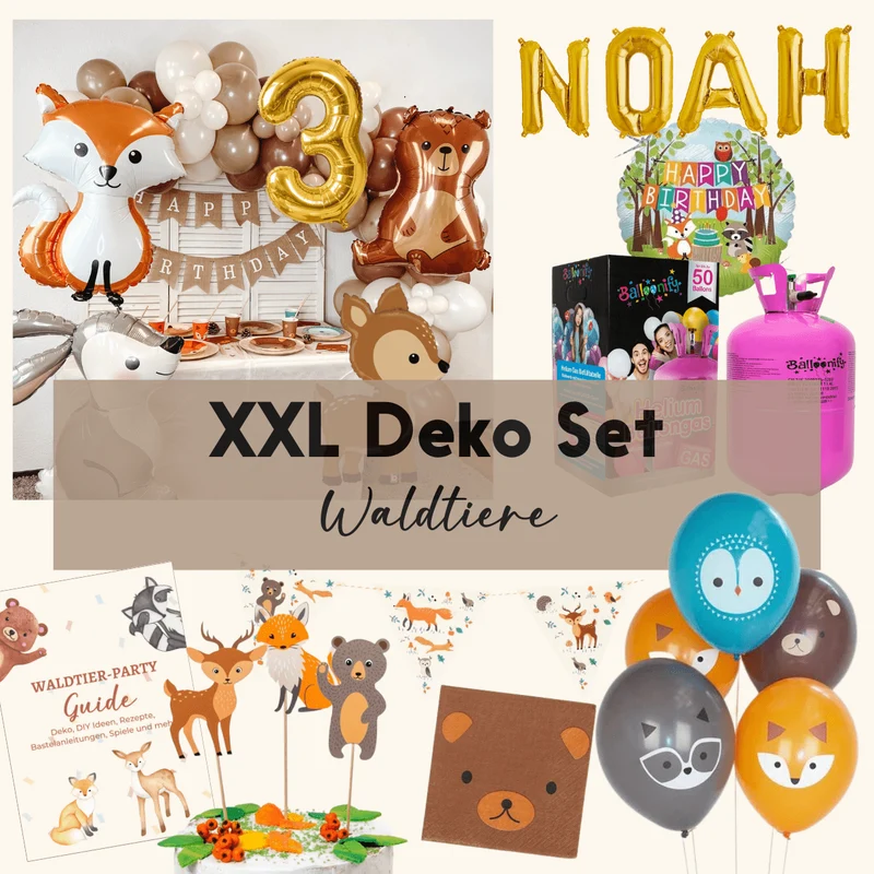 Deko Set Waldtiere - XXL