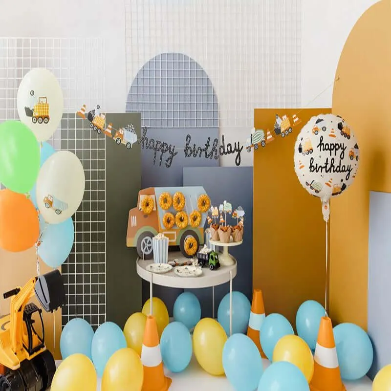 Cake-Topper Baufahrzeuge 6 Stk.