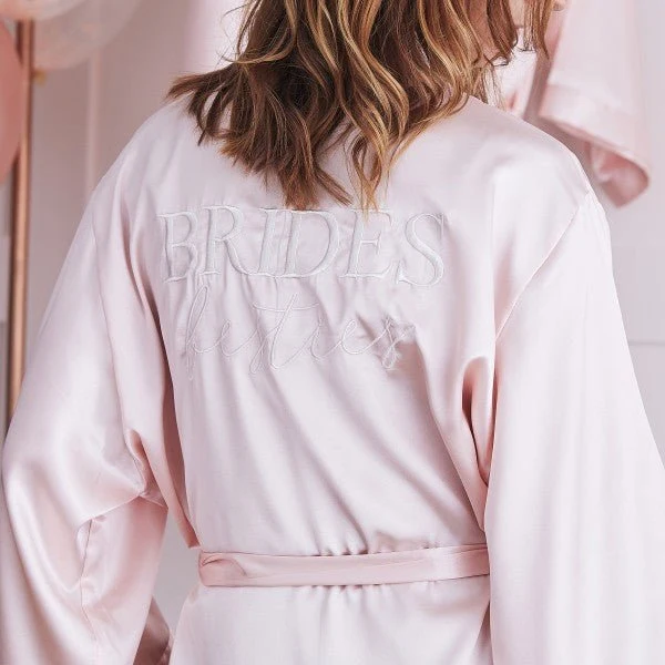 Morgenmantel "Brides Besties" Rosa