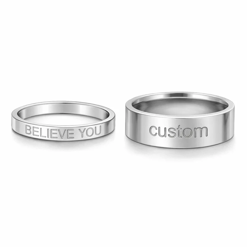 Couple Rings With Letters