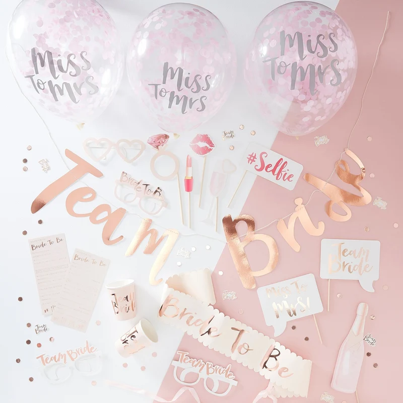 Party Gesamt-Set JGA XL Team Bride