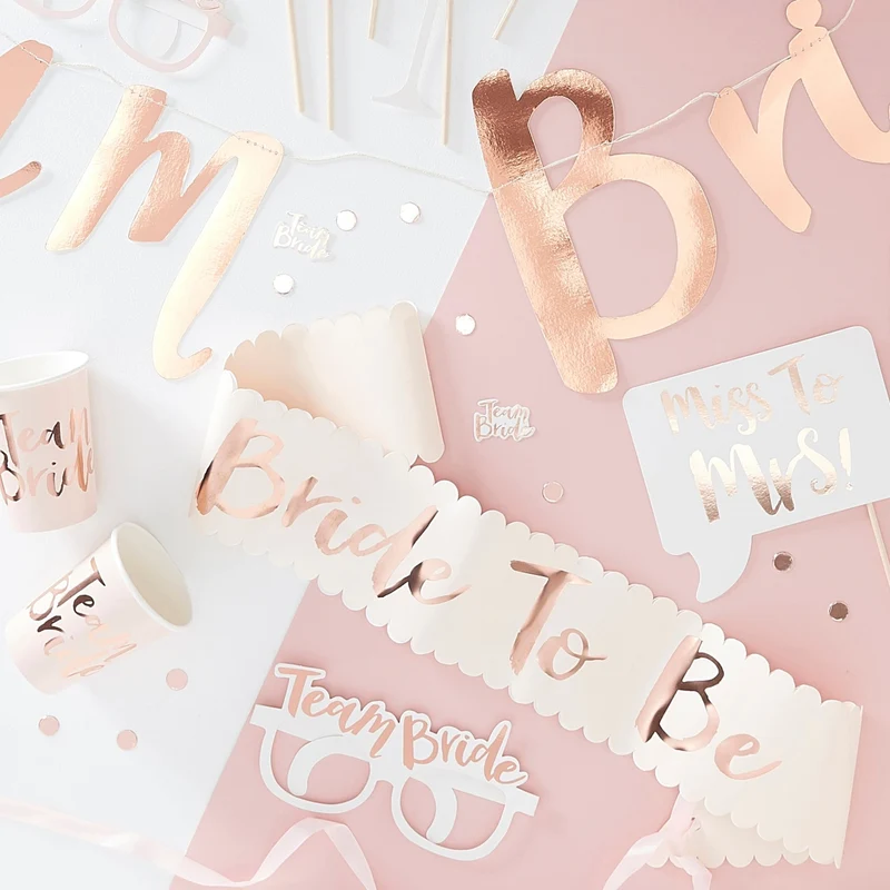 Party Gesamt-Set JGA XL Team Bride