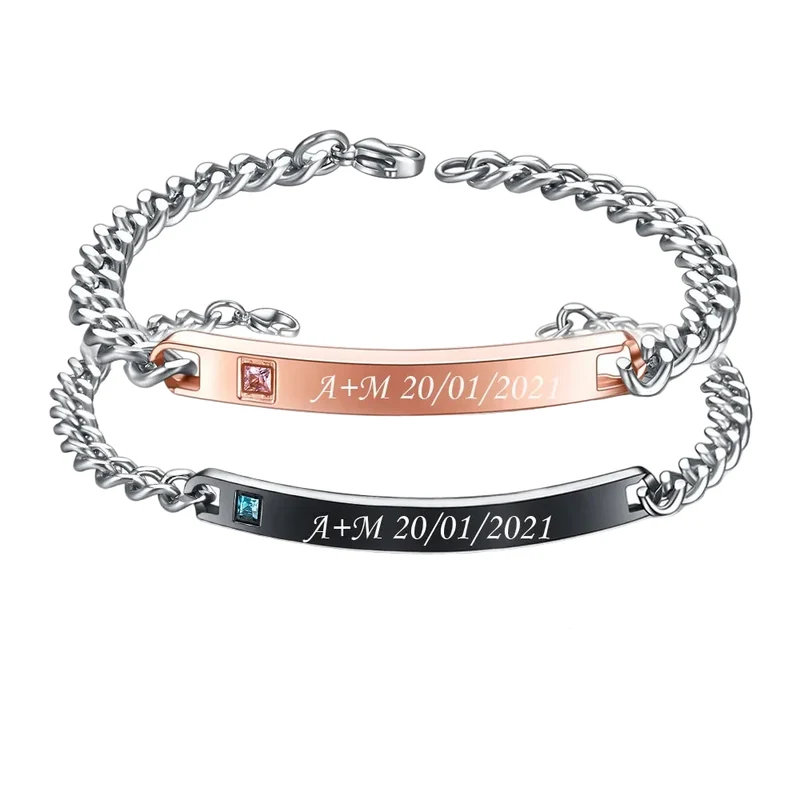 Personalisierte Armbänder Paare