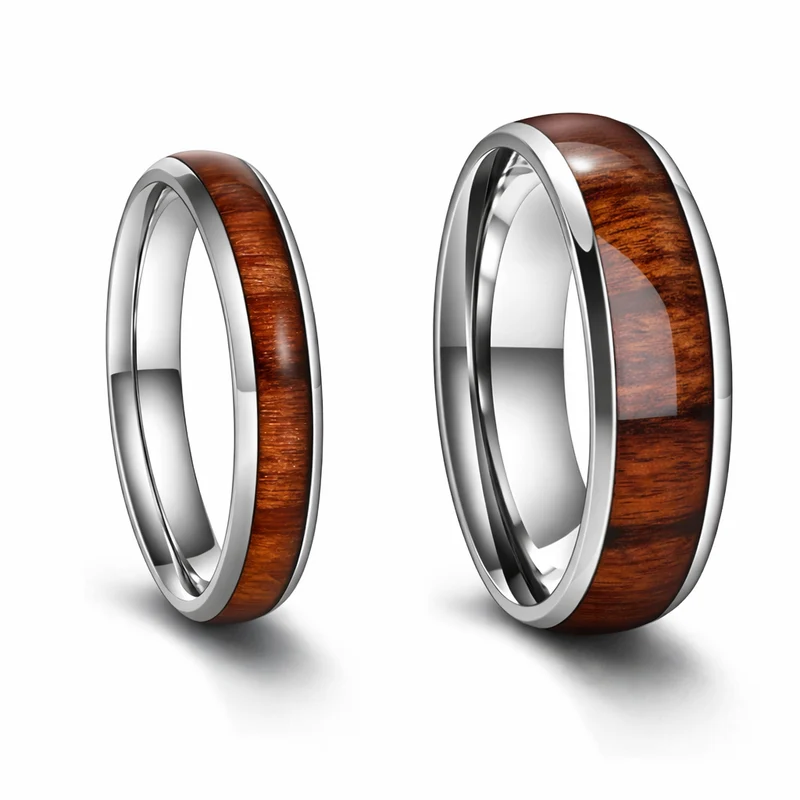 Paar Ringe Holz