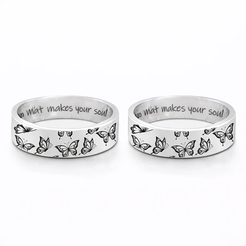 Schmetterling Ring Paar