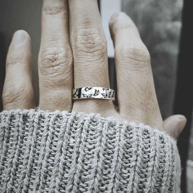 Schmetterling Ring Paar