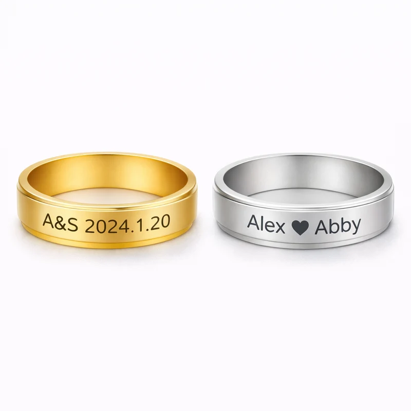Personalisierte Ringe Paare