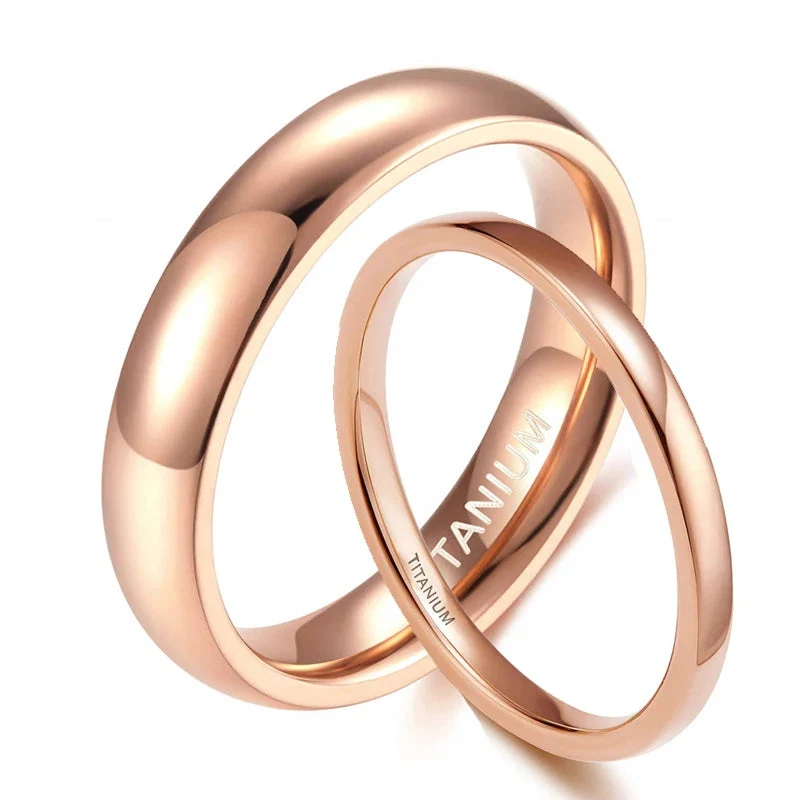 Paar Ringe Roségold