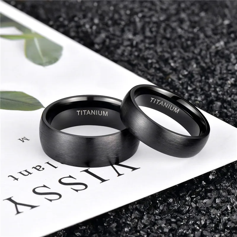 Couple Rings Black Titanium