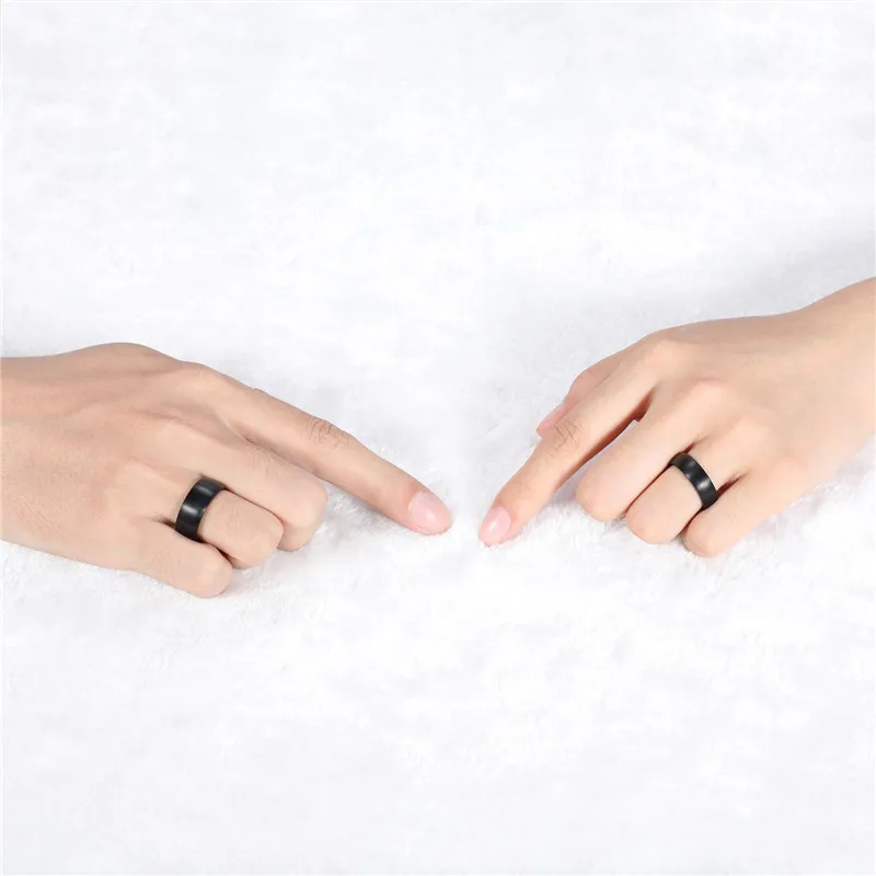 Couple Rings Black Titanium