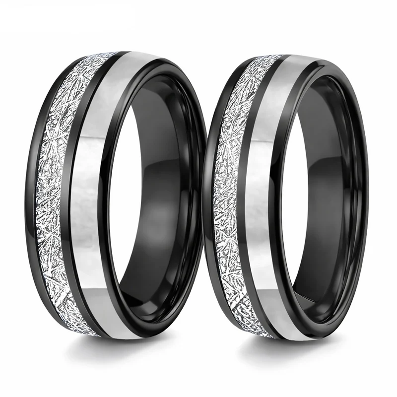 Schwarze Ringe Paar