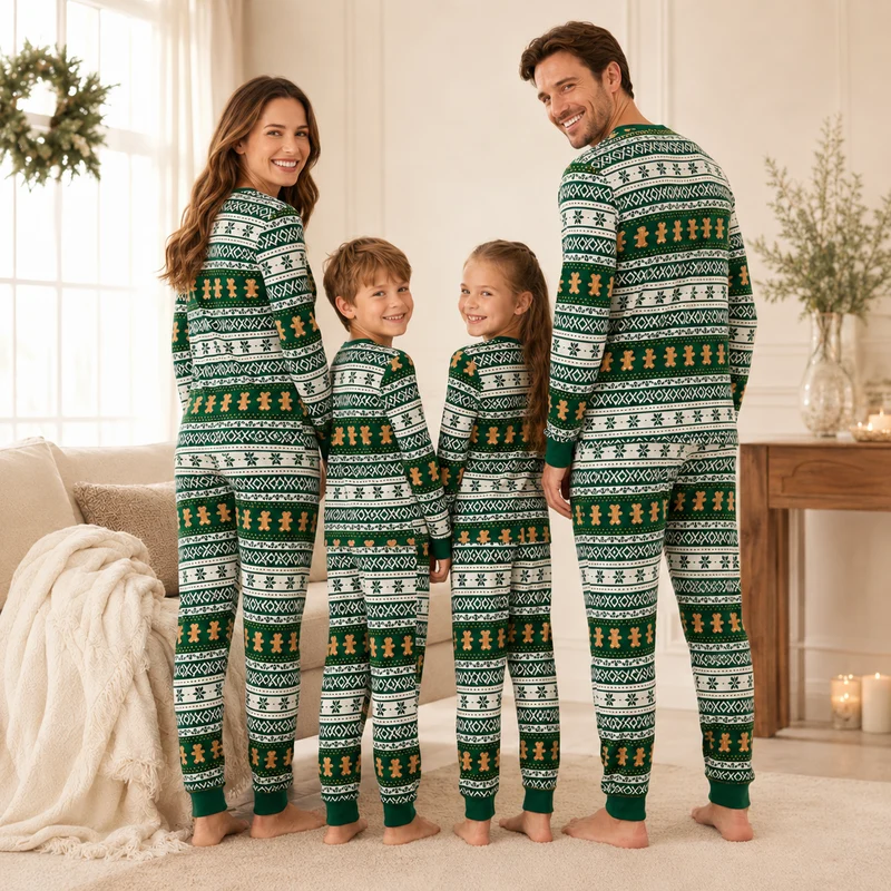 Family Pj Set With Dog