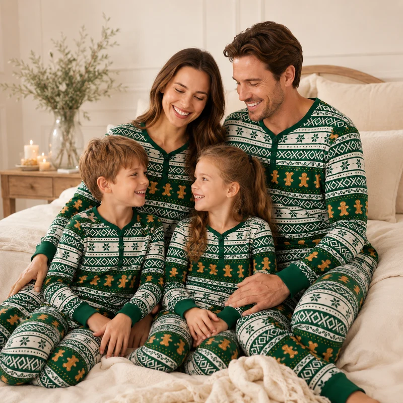 Family Pj Set With Dog