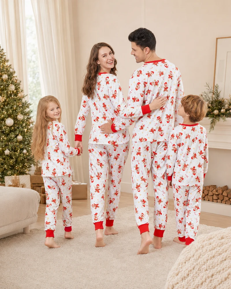 Gingerbread Family Pajamas