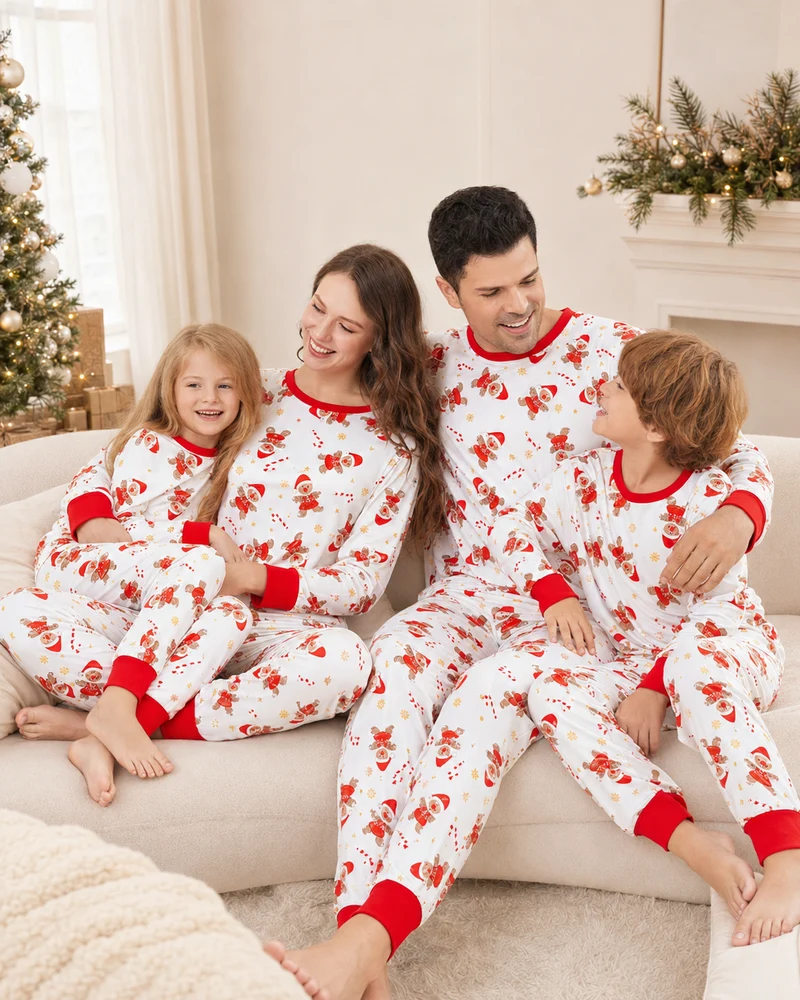 Gingerbread Family Pajamas