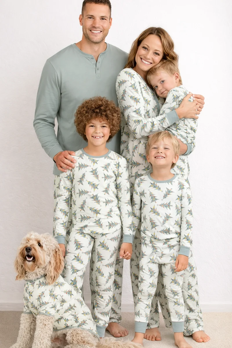 Dog And Family Matching Pajamas