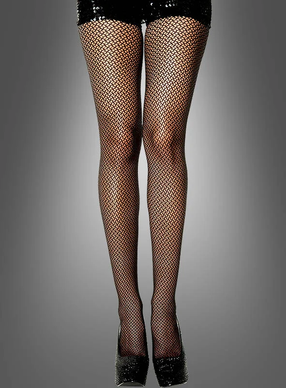 Elegante schwarze Strumpfhose gemustert