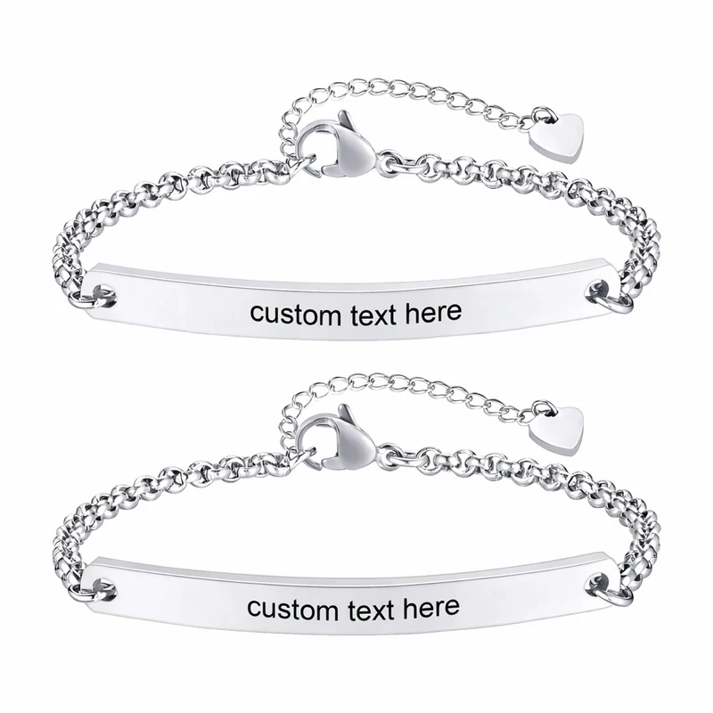 Paar Armbänder Silber