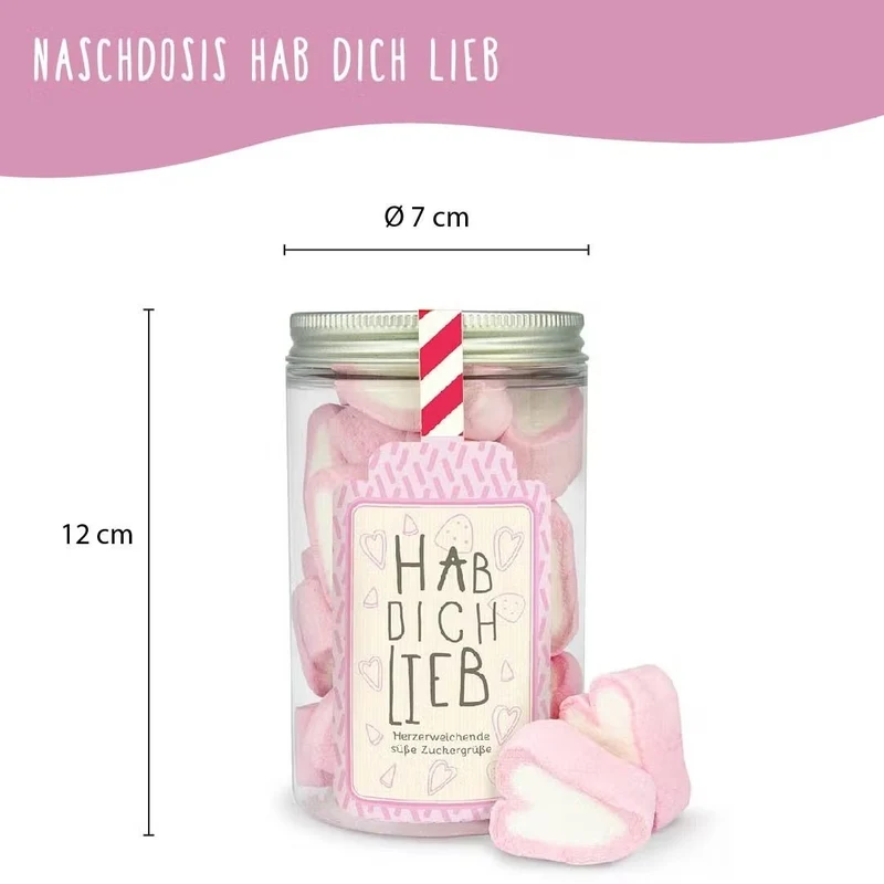 Zuckerbäcker Naschdose "Hab Dich Lieb"