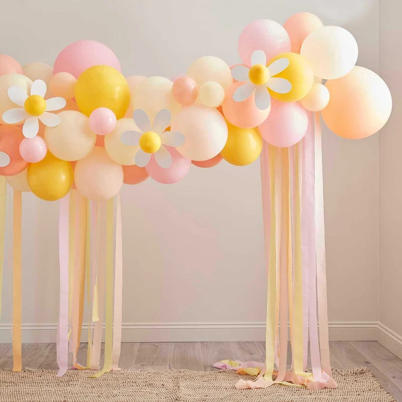 Ballongirlanden-Kit DIY Gänseblümchen