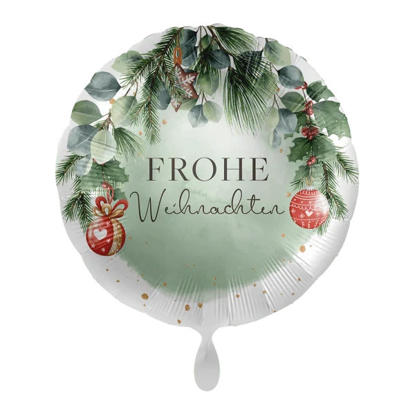 Heliumballon-Geschenk "Frohe Weihnachten"