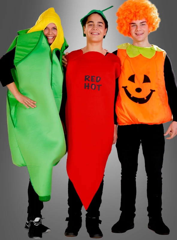 Rote Chili Schote Kostüm Unisex