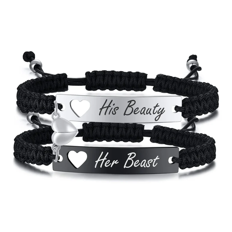 Armbänder Gravieren Paare