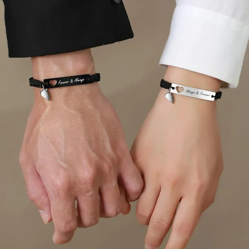 Armbänder Gravieren Paare