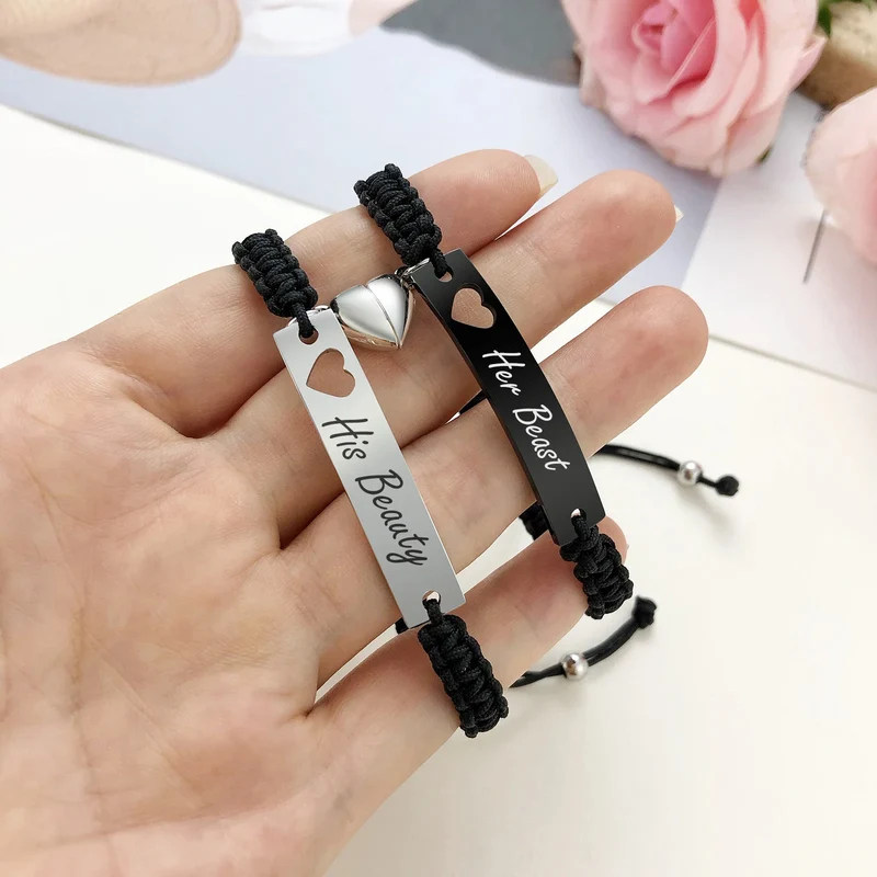 Armbänder Gravieren Paare