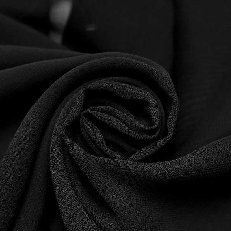 Herren-Hemd aus transparentem Chiffon mit Schnürung und Laternenärmeln im Gothic-Stil