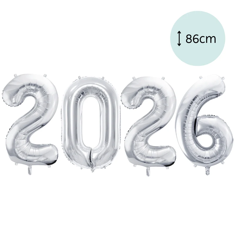 XXL Ballonschriftzug "2026"