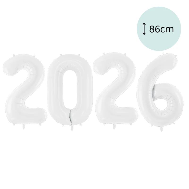 XXL Ballonschriftzug "2026"