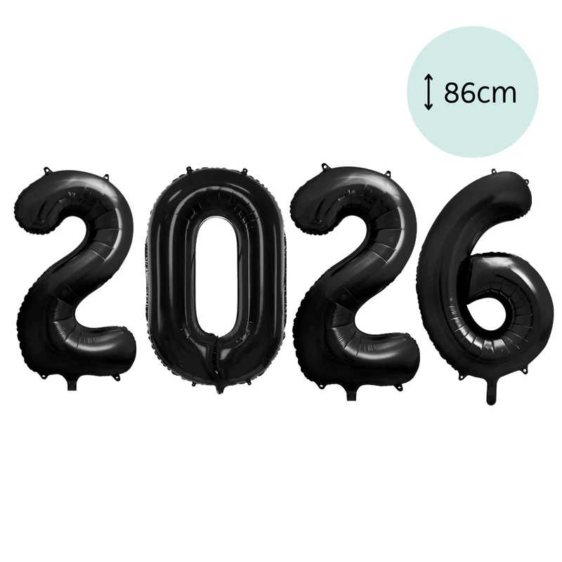 XXL Ballonschriftzug "2026"