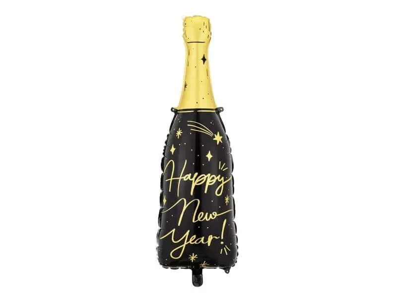 Folienballon Flasche "Happy New Year"