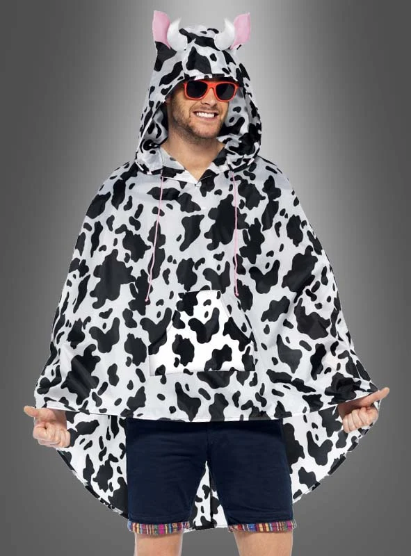 Lustiger Kuh Regencape Poncho