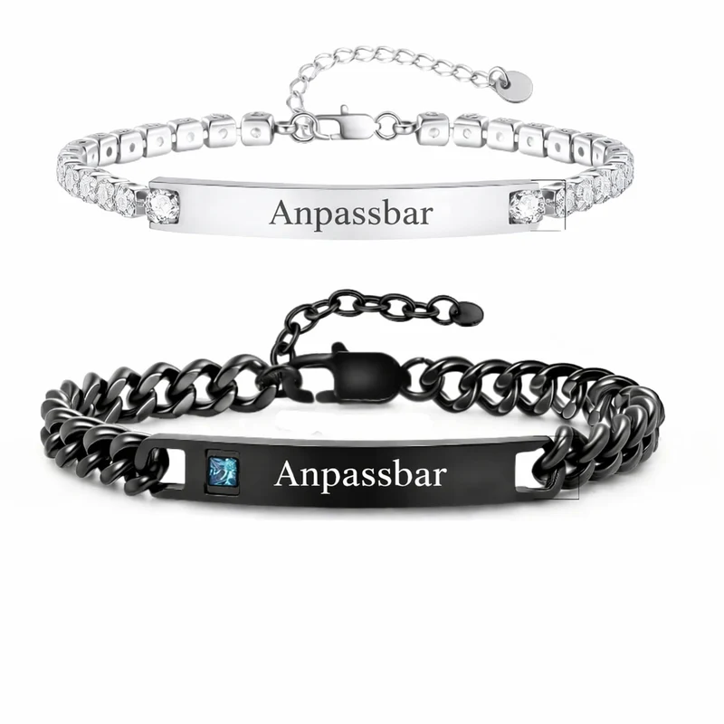 Pärchen Armband Echt Silber