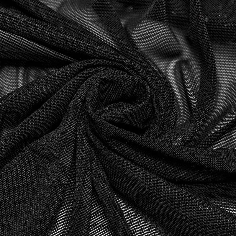 Herren-Gothic-Hemd mit Stehkragen und gerüschter Spitze